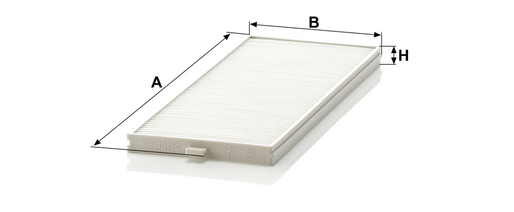 Filtro abitacolo MANN FILTER CU2506-2