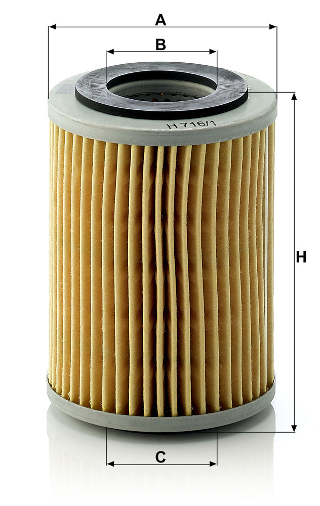MANN F.OLIO OPEL VECTRA B 2.0DI -02