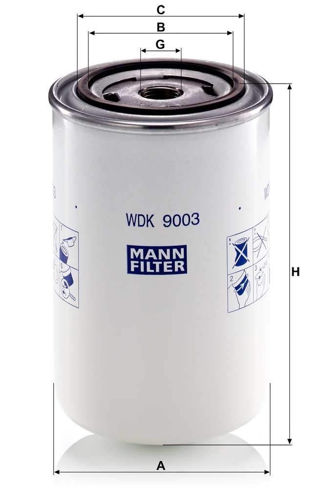 MANN F. SPIN ON CARBURANTE VOLVO CE