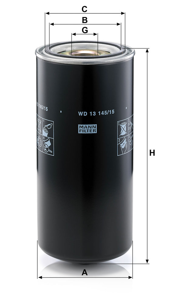 FILTRO OLIO TEREX TFC-SERIE