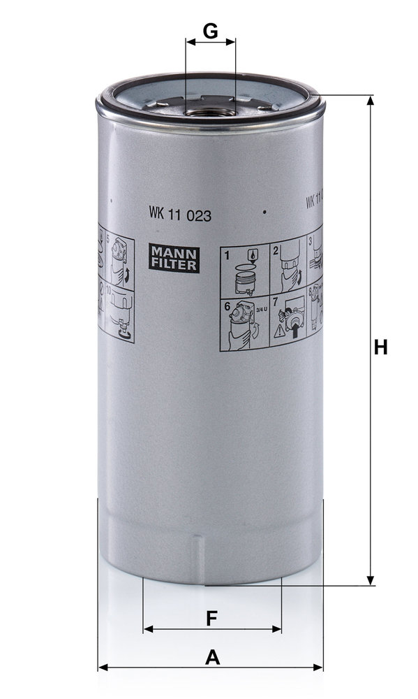 MANN F.CARBURANTE IVECO STRALIS 13-