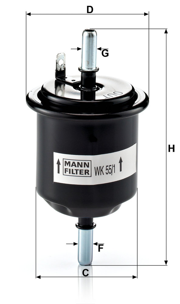 MANN F.CARB. HYUNDAI ACCENT 1.3 -05
