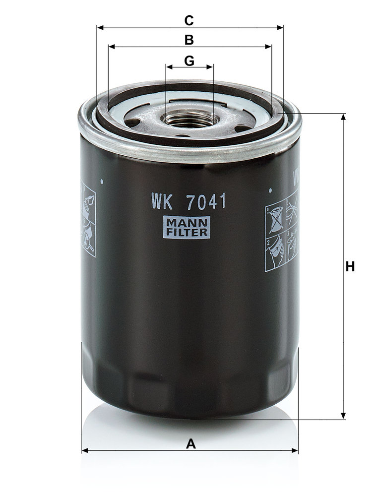 MANN F.CARBURANTE KUBOTA M 6040 12-