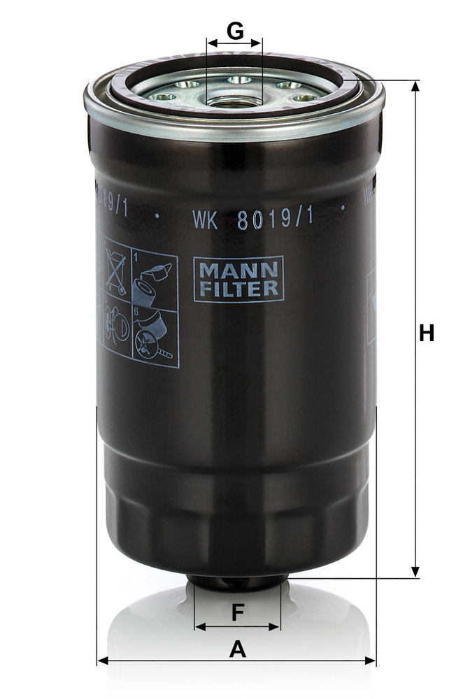 MANN F.CARBURANTE KIA (EX WK8019)