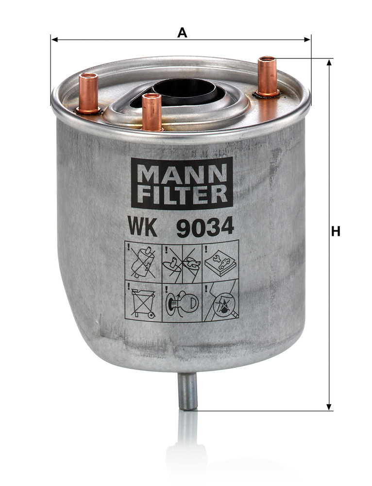 MANN F.CARB. FIAT SCUDO 1.6DMJ 07- (SOST.WK9034)