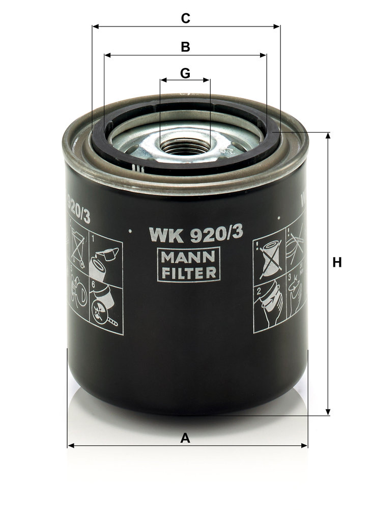 MANN F.CARB. MAZDA B-SERIE -03