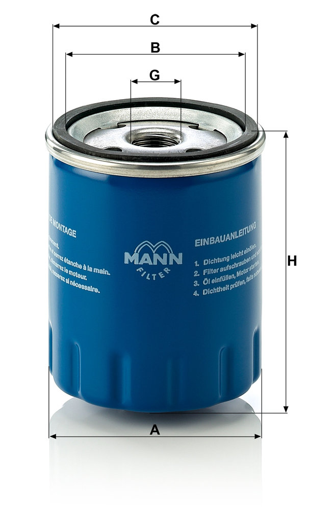 MANN F.OLIO CITROEN AXEL 11 -91