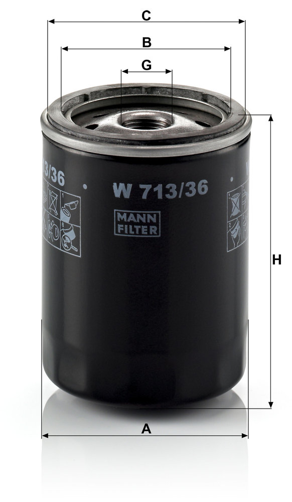 MANN F.OLIO FORD RENGER 2.5TDCI 06-
