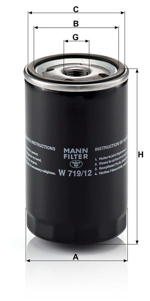 MANN F.OLIO VW TRANSPORTER 1.9 -92