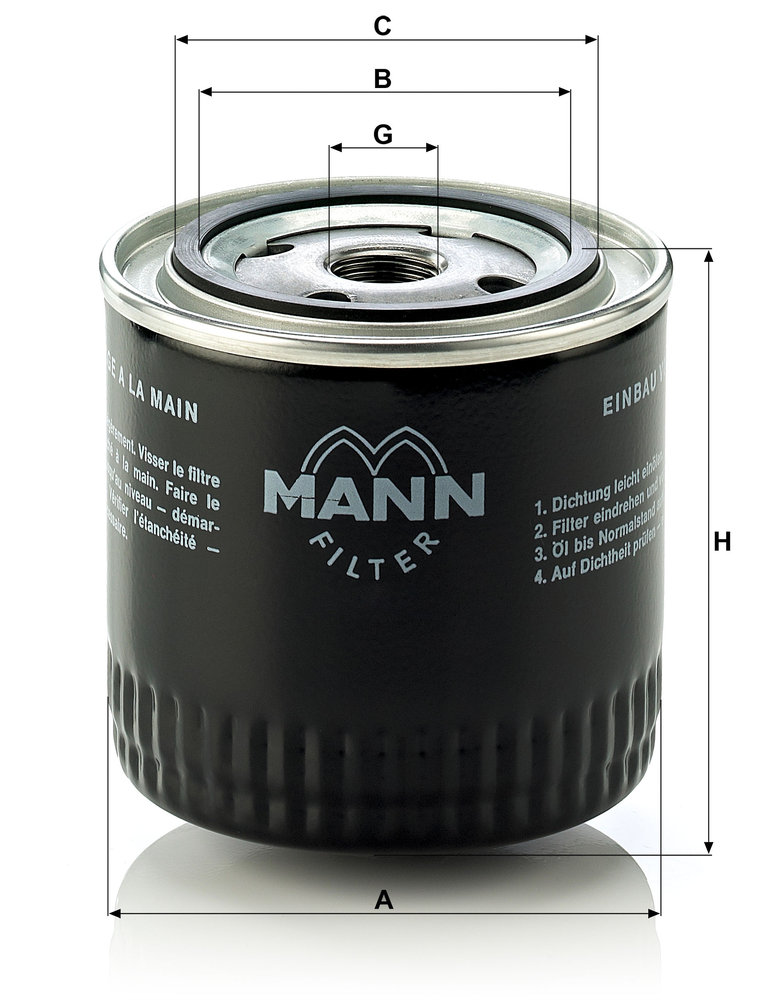 MANN F.OLIO VAG TRANSPORTER 1.7 -75
