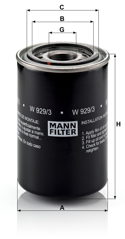 MANN F.OLIO INDUSTRIALI