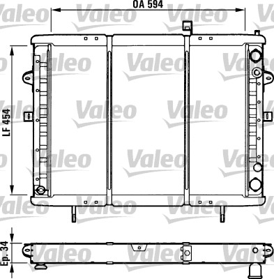 ANNULLATO - RADIATORE RVI MIDLINER