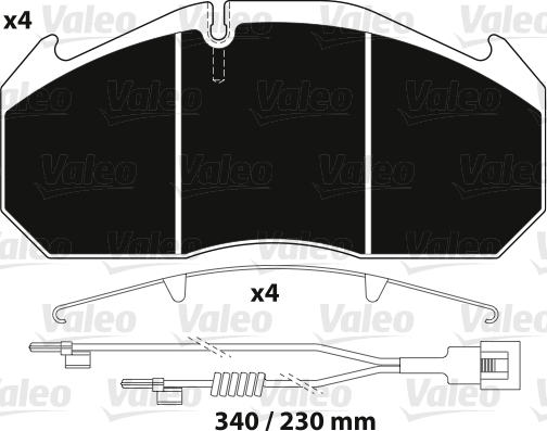PASTIGLIE FRENO OPTIPACK VI - SOSTITUITO DA 882211