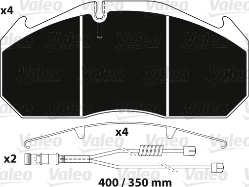 PASTIGLIE FRENO OPTIPACK VI - SOSTITUITO DA 882214