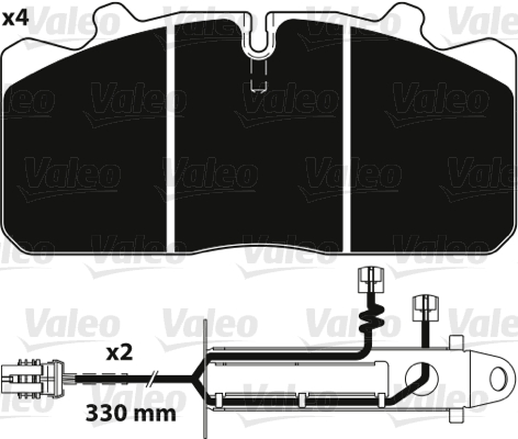 PASTIGLIE FRENO OPTIPACK VI - SOSTITUITO DA 882230