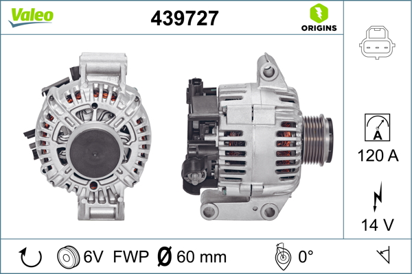 VALEO ALTERNATOR NEW FORD