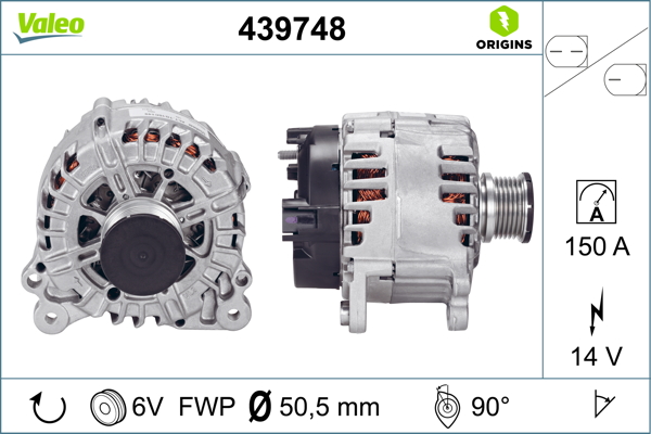 VALEO ALTERNATORE AUDI A4 2.0 TDI -16