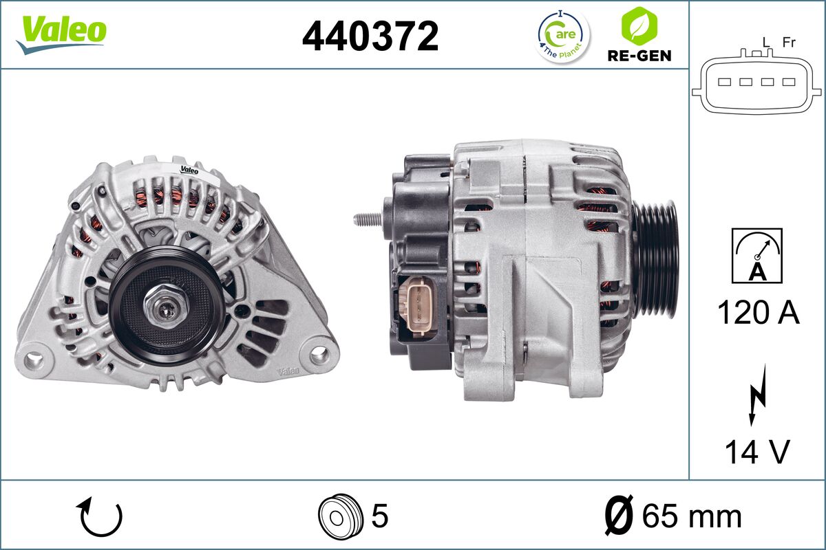 ALTERNATOR RE-GEN KIA