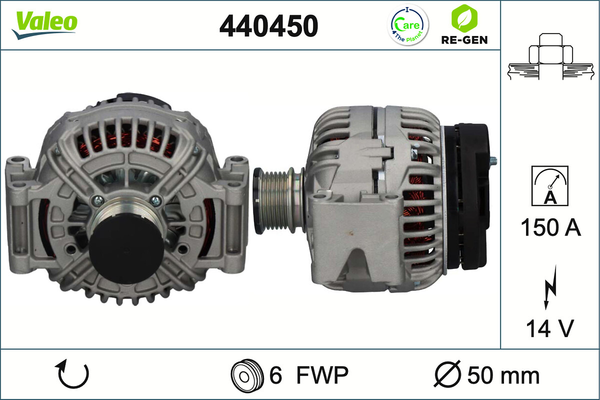 VALEO ALTERNATOR RE-GEN DAIMLER