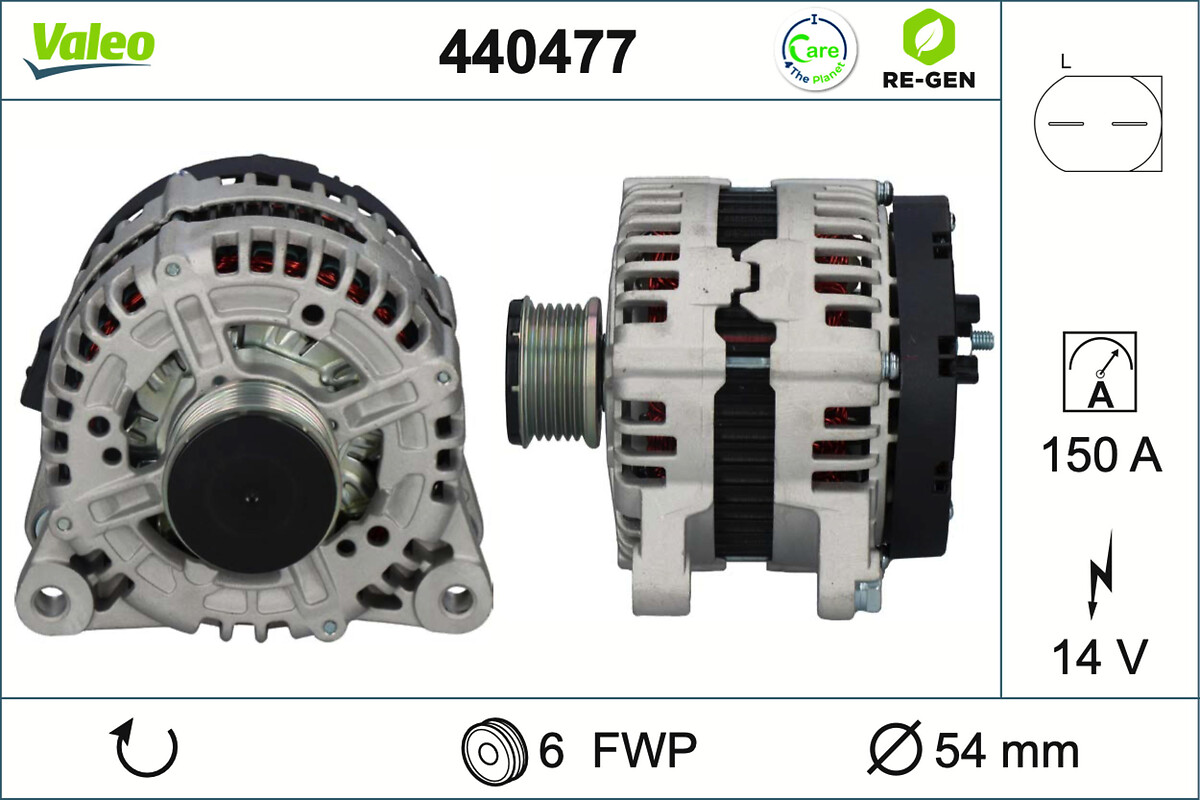 ALTERNATORE RIGENERATO - AD ESAURIMENTO