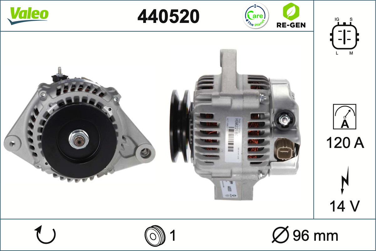 ALTERNATOR TOYOTA AVENSIS