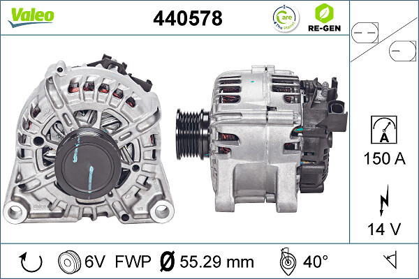 VALEO ALTERNATOR RE-GEN FORD