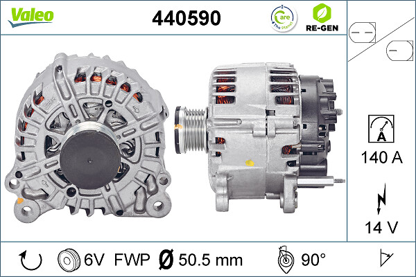 VALEO ALT ES VW POLO 1.4L FSI