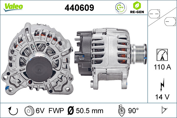 VALEO ALTERNATOR RE-GEN VW GROUP
