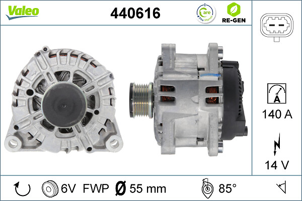 VALEO ALTERNATOR RE-GEN OPEL GROUP
