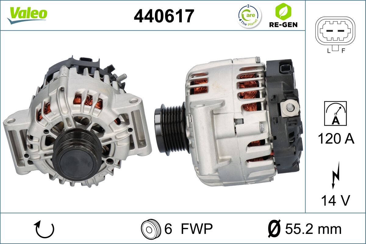 VALEO ALTERNATOR RE-GEN OPEL GROUP