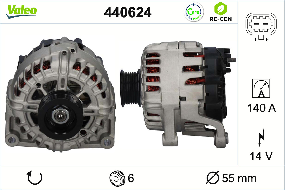 VALEO ALTERNATOR RE-GEN OPEL GROUP