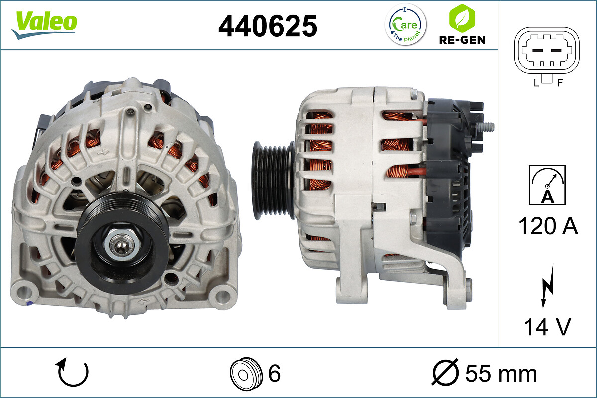 VALEO ALTERNATOR RE-GEN OPEL GROUP