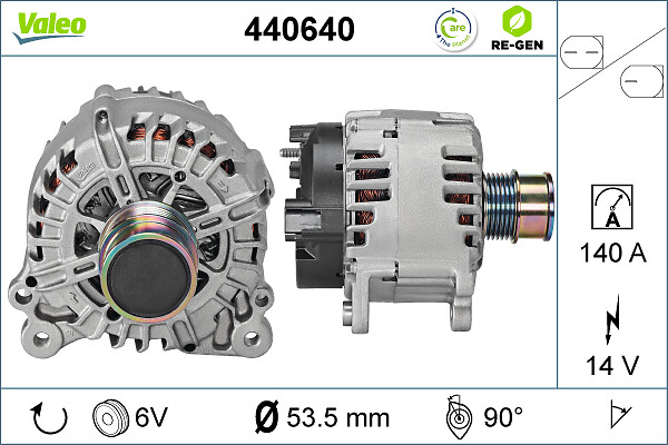 VALEO ALTERNATOR RE-GEN VW GROUP