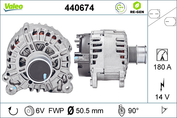 VALEO ALTERNATOR RE-GEN VW GROUP