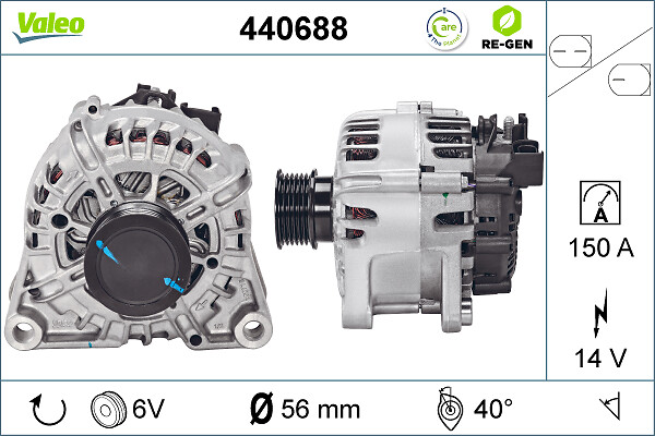 VALEO ALTERNATOR RE-GEN FORD