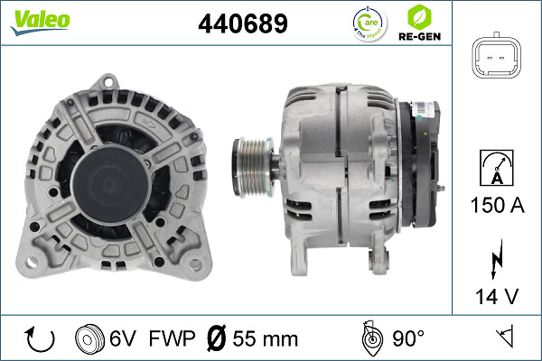 VALEO ALTERNATOR RE-GEN RENAULT-NISSAN