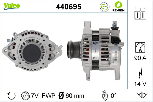 VALEO ALTERNATOR RE-GEN RENAULT-NISSAN