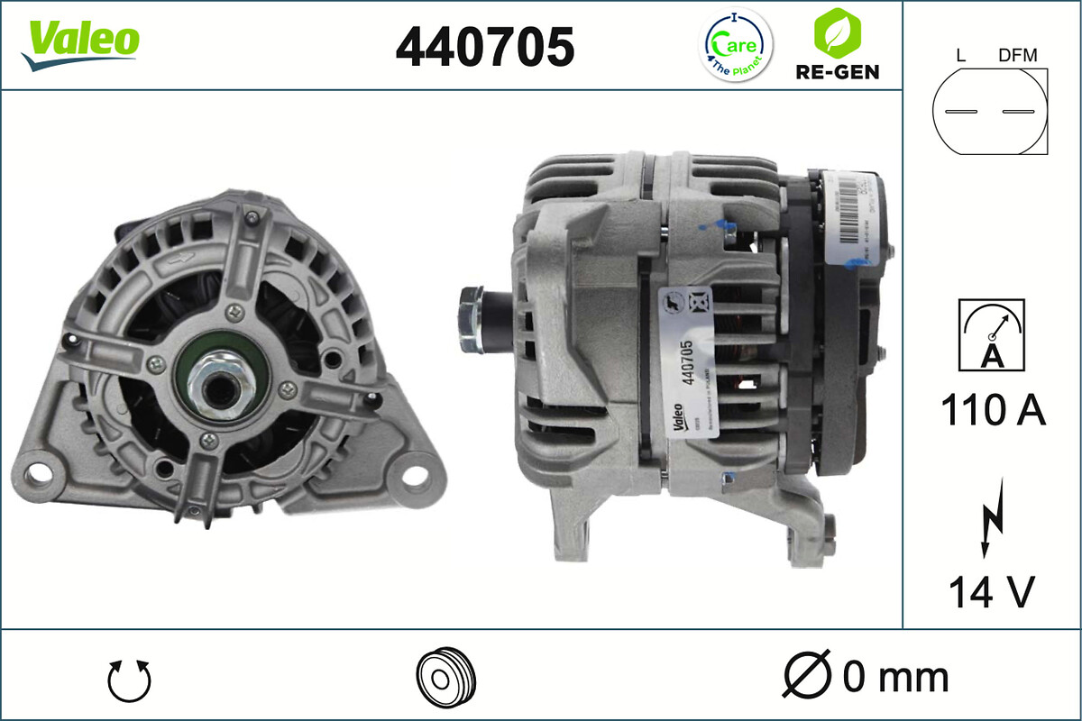 VALEO ALTERNATOR RE-GEN IVECO