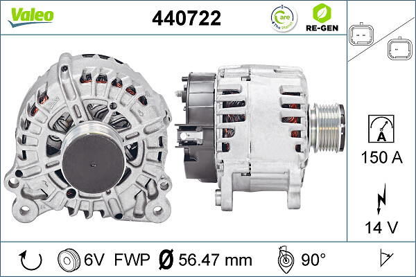 VALEO ALTERNATOR RE-GEN RENAULT-NISSAN