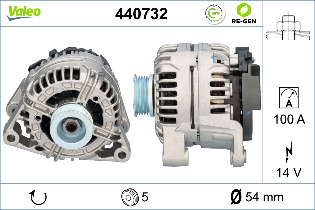 VALEO ALTERNATOR RE-GEN OPEL GROUP