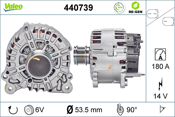 VALEO ALTERNATOR RE-GEN VW GROUP