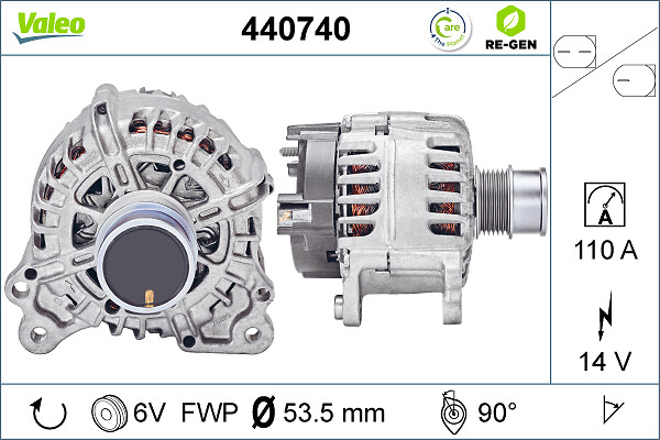 VALEO ALTERNATOR RE-GEN VW GROUP