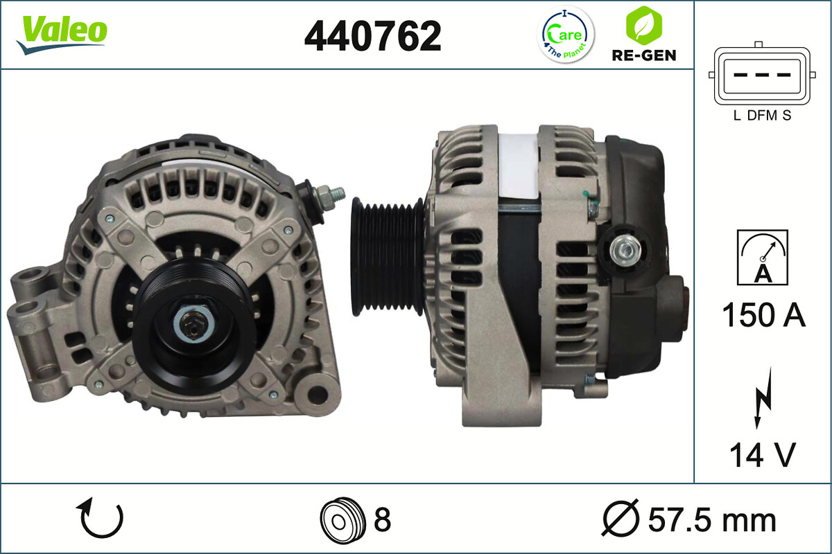 VALEO ALTERNATOR RE-GEN JLR GROUP