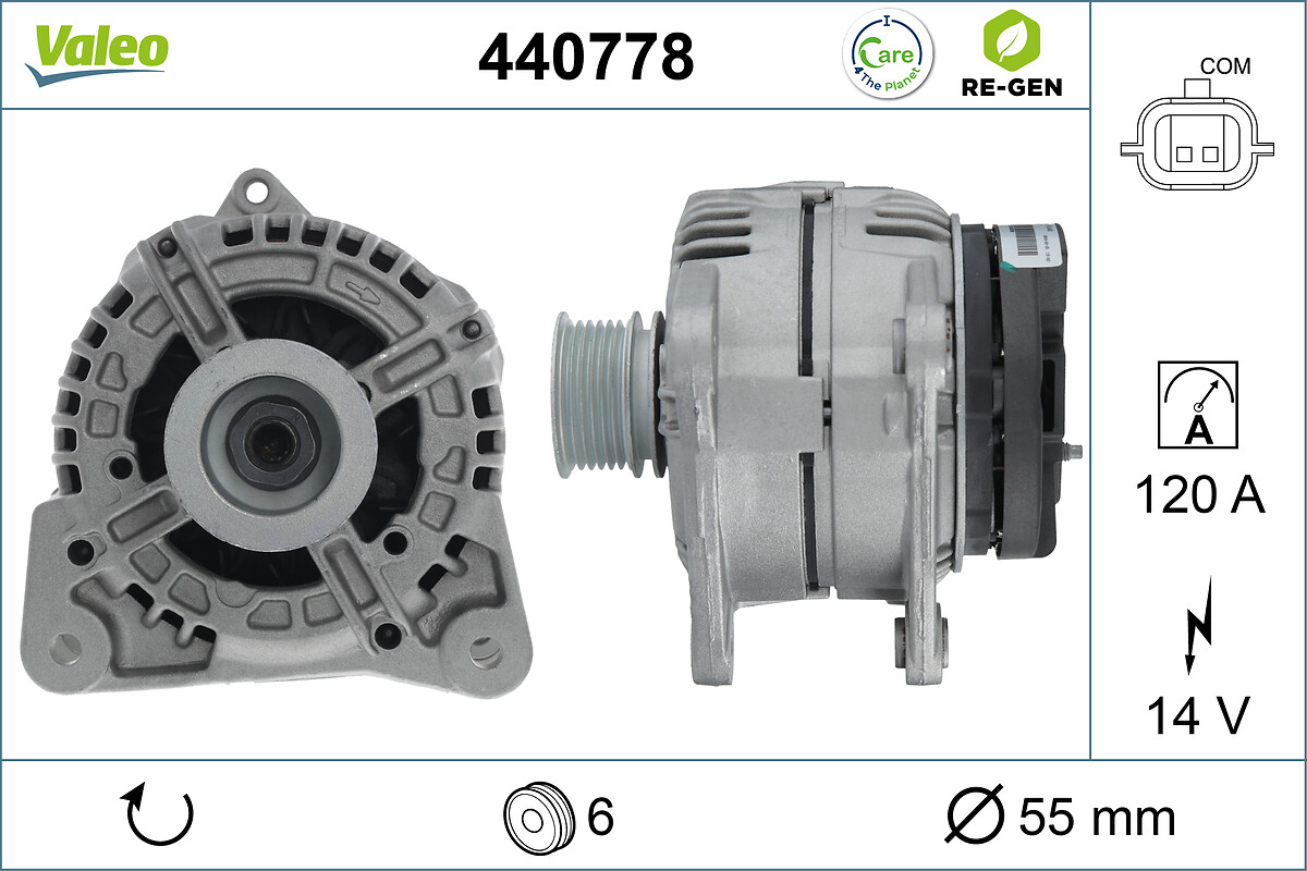 VALEO ALTERNATOR RE-GEN RENAULT-NISSAN