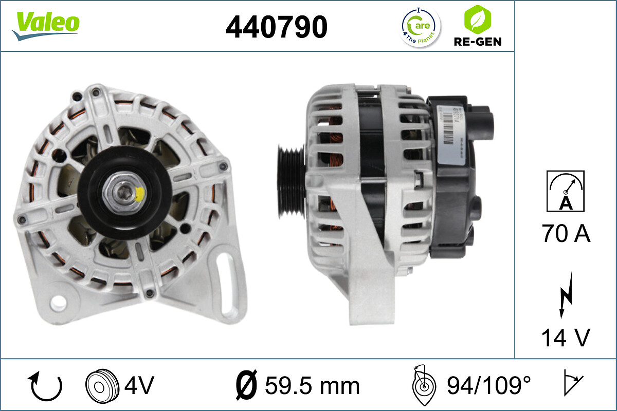 VALEO ALTERNATOR RE-GEN FORD