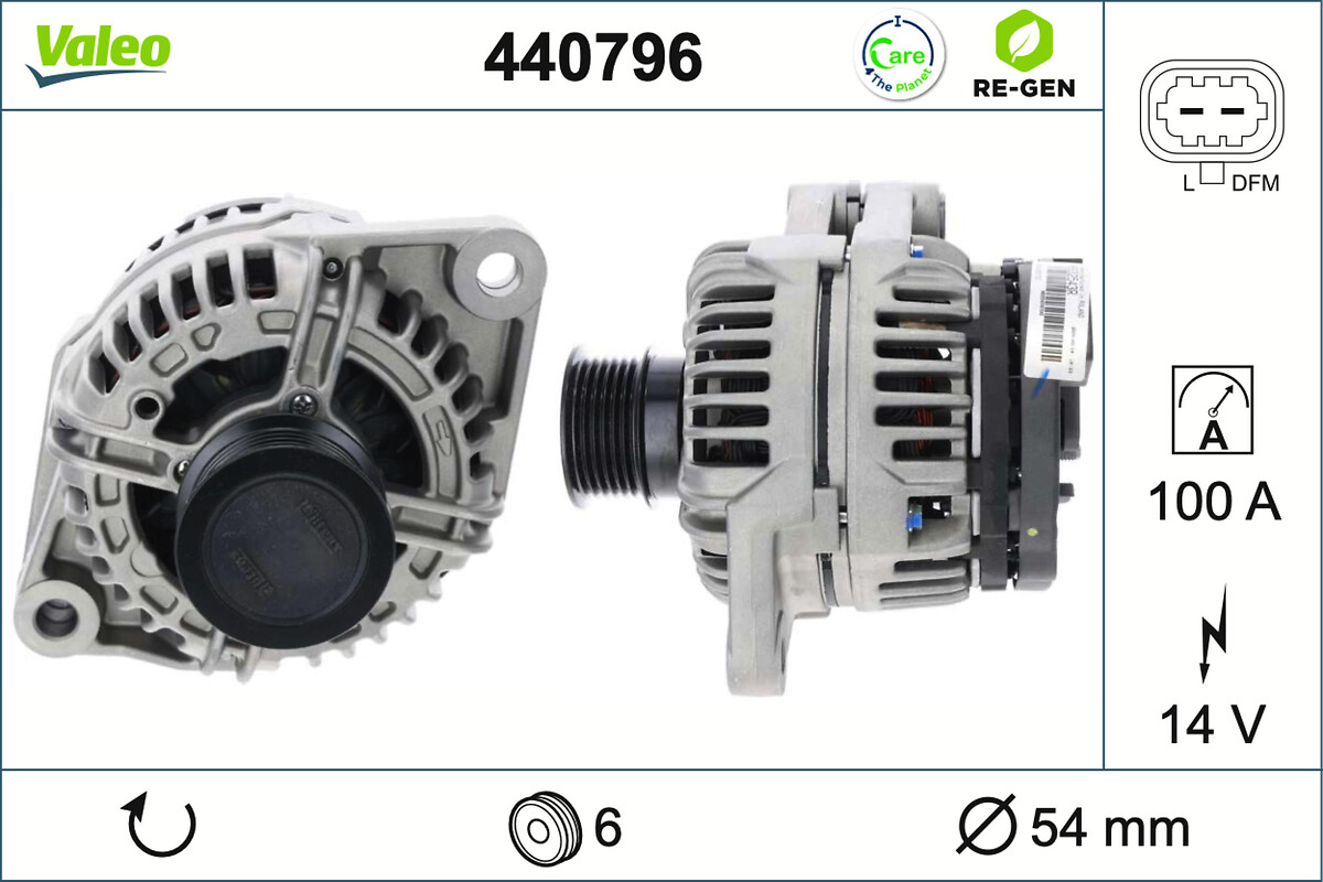 VALEO ALTERNATOR RE-GEN OPEL GROUP