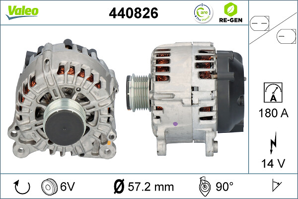 VALEO ALTERNATOR RE-GEN VW GROUP