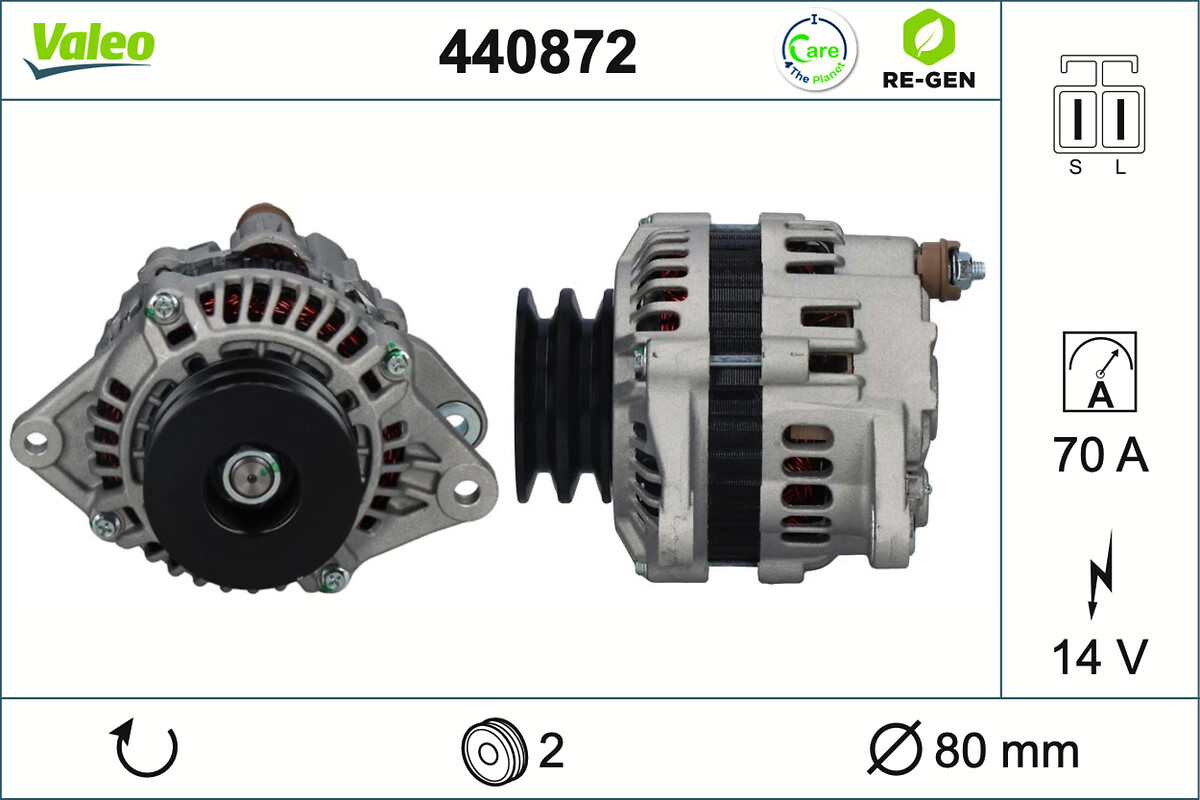 VALEO ALTERNATOR RE-GEN FORD