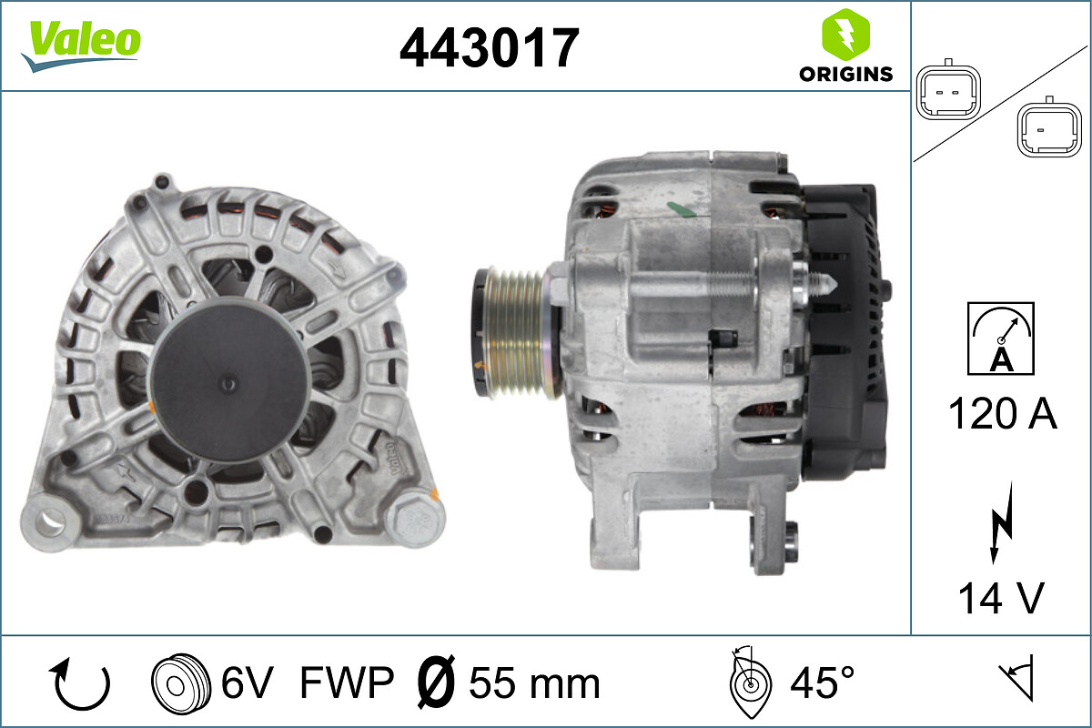 VALEO ALT NE C1. DS3. 208. 3008