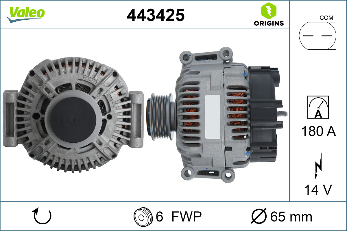 ALTERNATOR ORIGINS AUDI A6 2.8